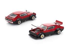 Pop Race 1:64 scale Nissan Skyline KPGC110 (Kenmeri) Fishwheels