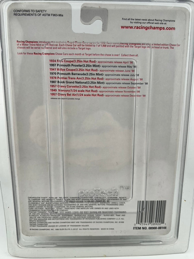 Racing Champions Hot Rod Magazine – 1941 Willys Coupe (Target Chase Car) Fishwheels