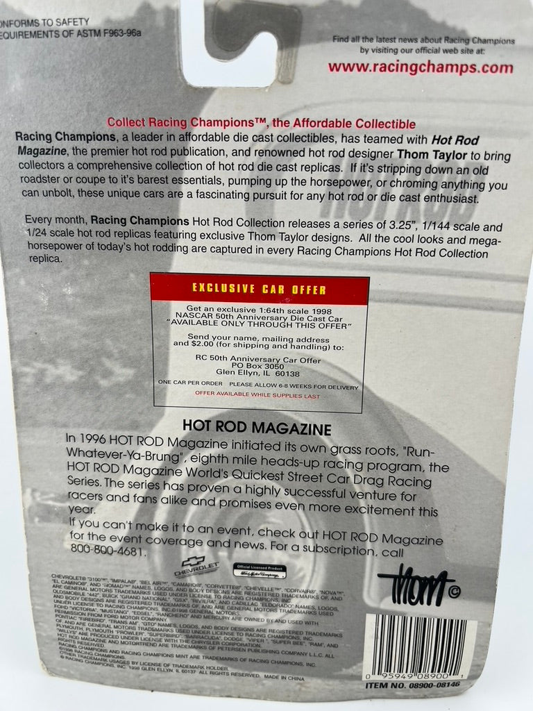 Racing Champions Hot Rod Magazine – ’37 Ford Coupe Fishwheels
