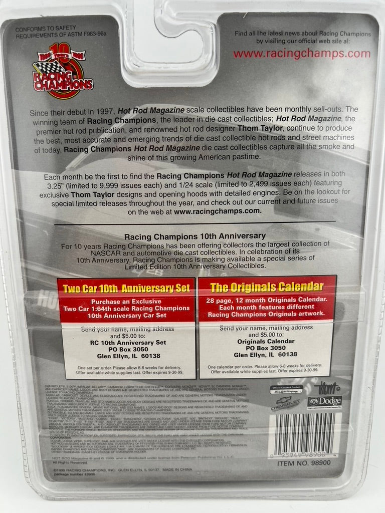 Racing Champions Hot Rod Magazine – ’50 Mercury Convertible – Issue #140 Fishwheels