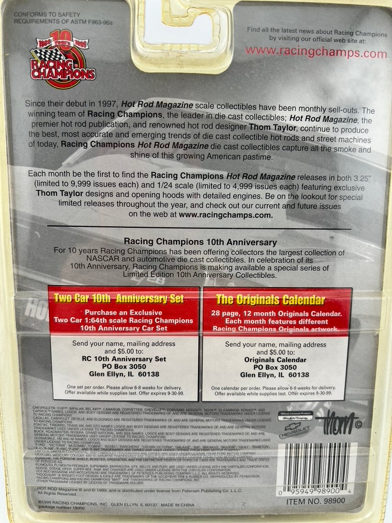 Racing Champions Hot Rod Magazine – '66 Pontiac GTO (Issue #132) Fishwheels