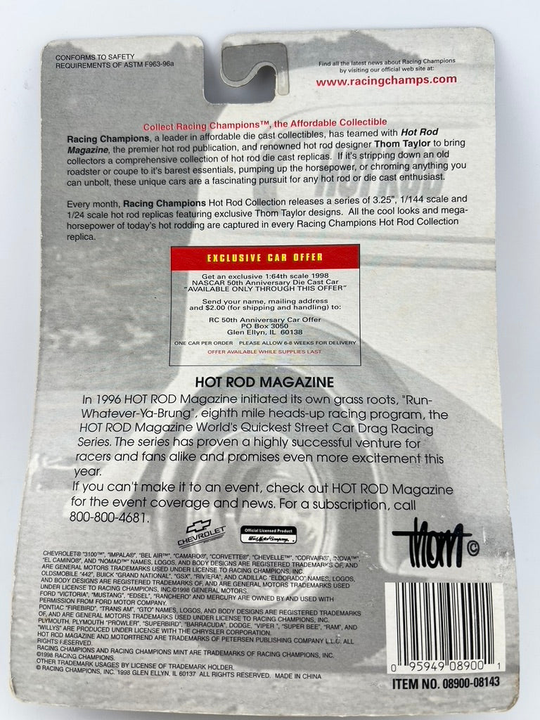 Racing Champions Hot Rod Magazine – Issue #119: ’34 Ford Coupe Fishwheels