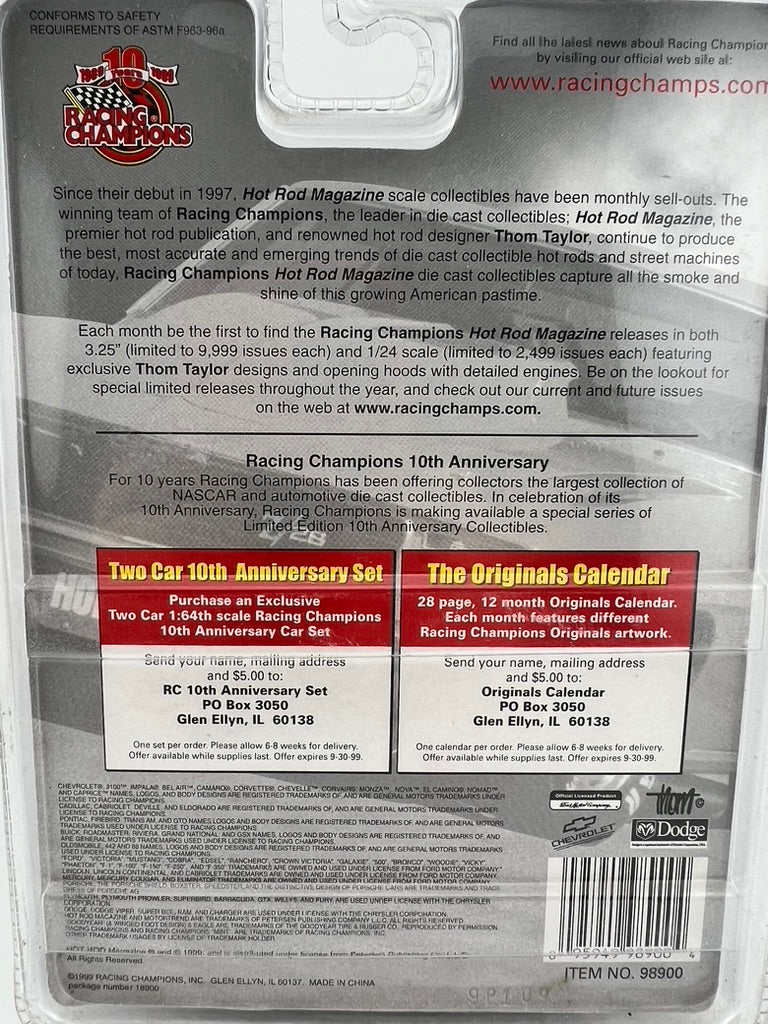 Racing Champions Hot Rod Magazine – Issue #146: ’68 CamaroMad Fishwheels