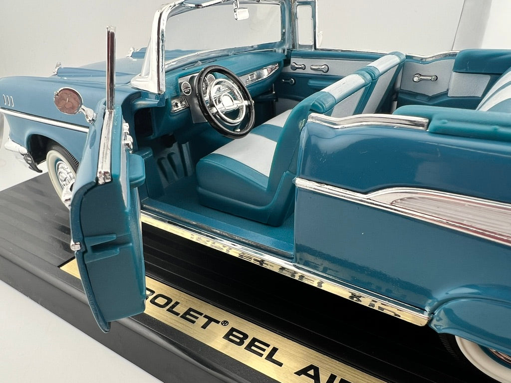 Road Tough 1957 Chevrolet Bel Air Convertible – Blue Fishwheels