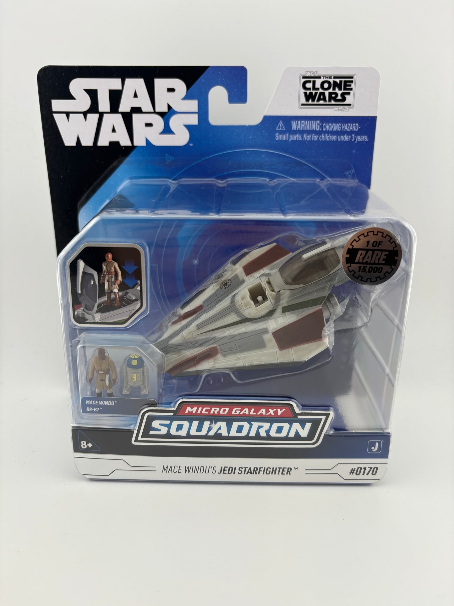 Star Wars Micro Galaxy Squadron – Mace Windu’s Jedi Starfighter (Rare – 1 of 15,000)