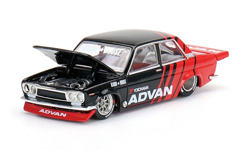 Datsun 510 Pro Street Kaido House x Mini GT Advan - Big J's Garage