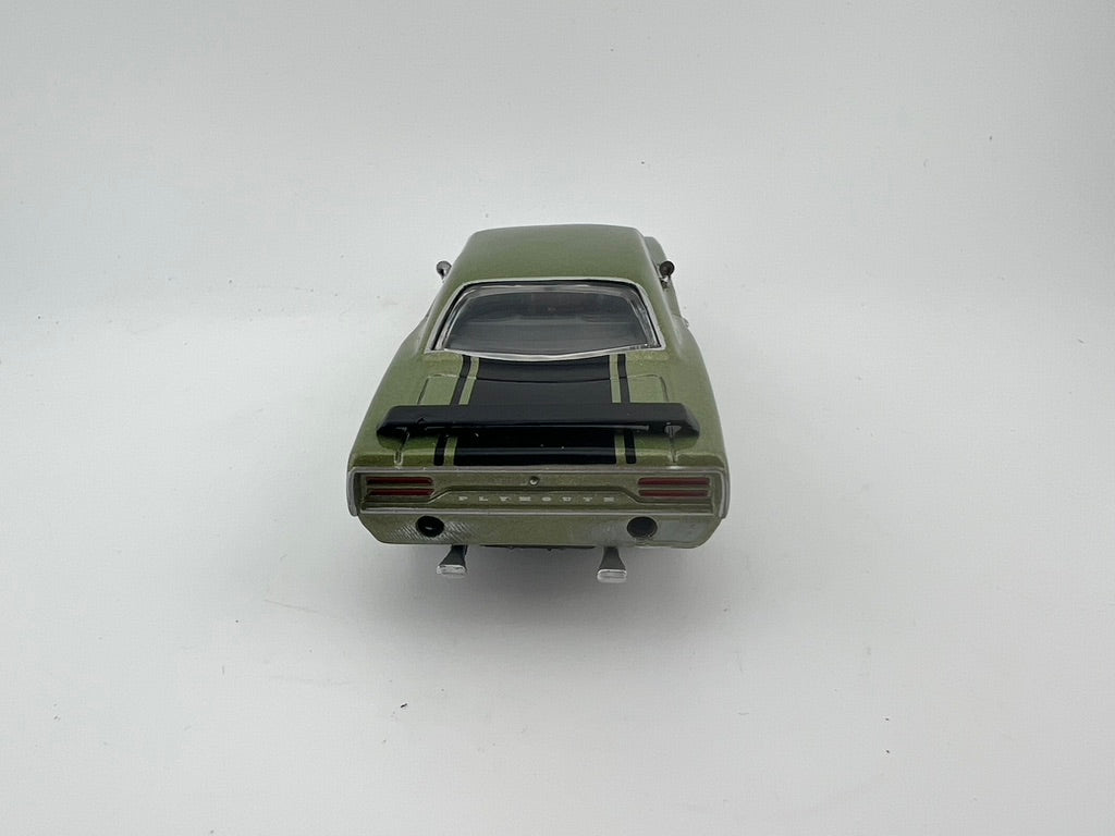 1969 Plymouth Road Runner Olive Green 1:43 Scale Fishwheels