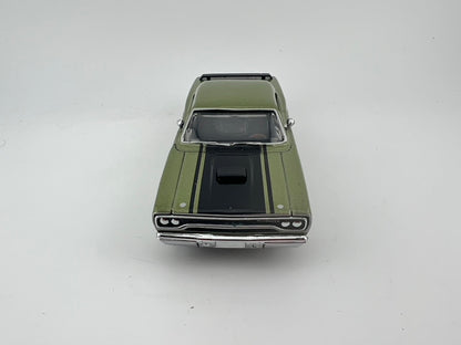 1969 Plymouth Road Runner Olive Green 1:43 Scale Fishwheels
