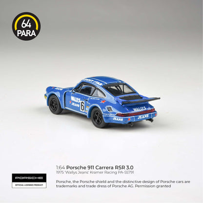 1974 Porsche 911 3.0 RSR 'Wally's Jeans' Para 64 Fishwheels Diecast