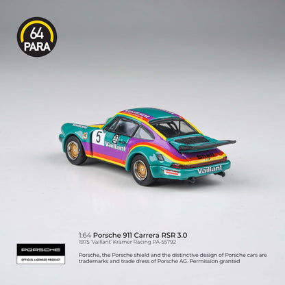 1975 Porsche 911 3.0 RSR 'Vaillant' Para 64 1:64 Scale