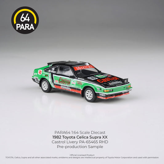 1982 Toyota A60 Celica Supra XX Castrol Para 64 Fishwheels