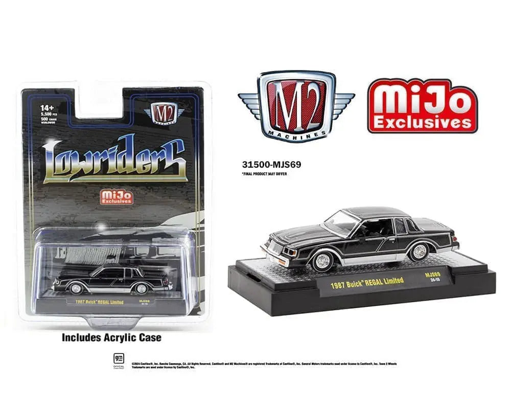 1987 Buick Regal Limited Lowriders M2 Machines Mijo Fishwheels