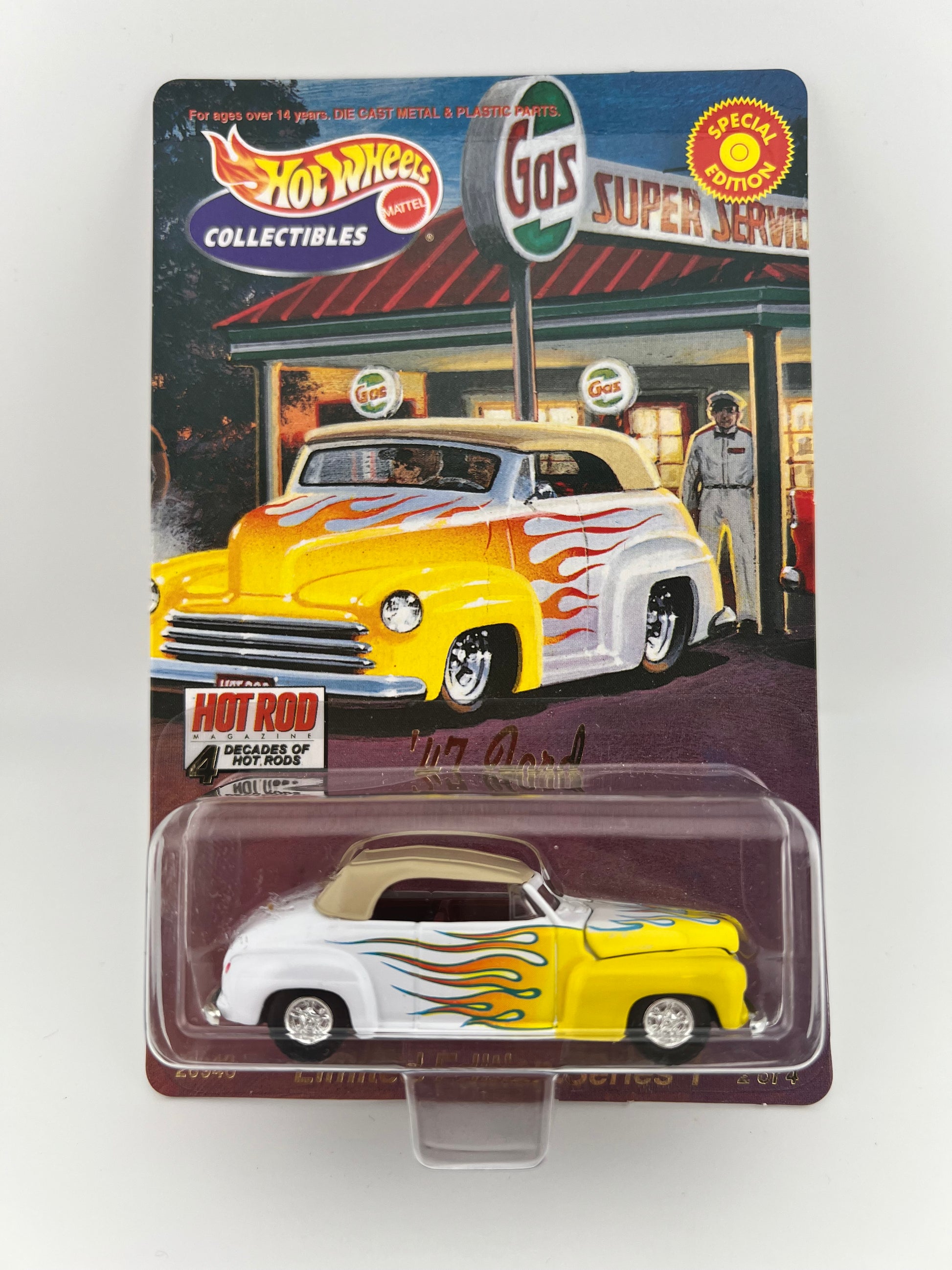 2000 Hot Wheels 4 Decades Of Hot Rods '47 Ford 1:64 Scale Fishwheels