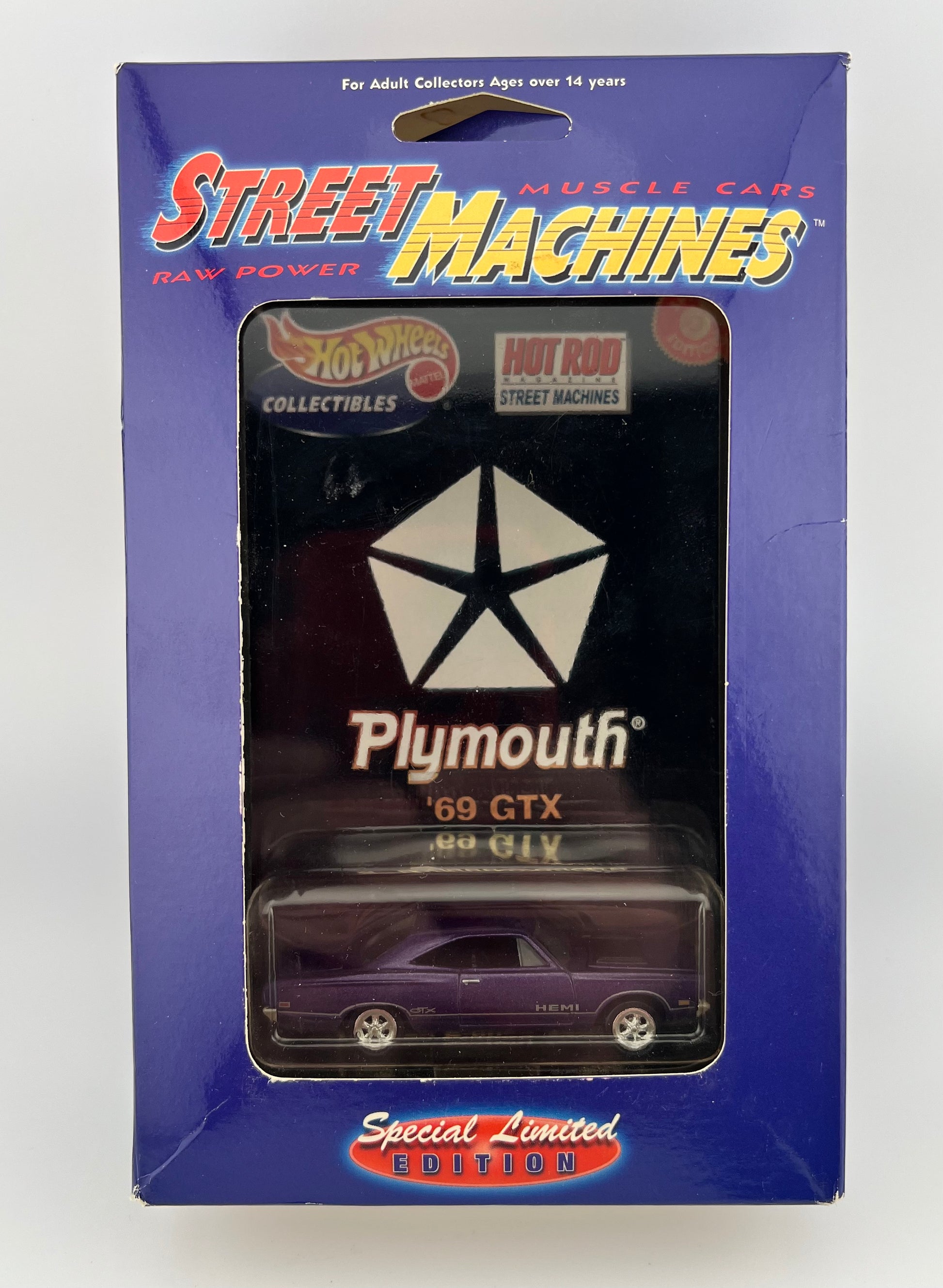 2000 Hot Wheels Street Machines '69 Plymouth GTX 1:64 Scale Fishwheels