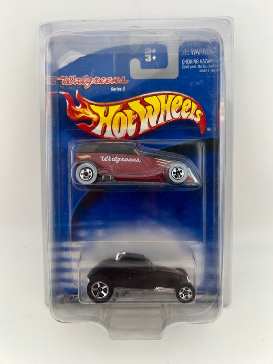 2000 Hot Wheels Walgreens Series 2 Cars Phaeton & Sooo Fast 2 Pack Fishwheels