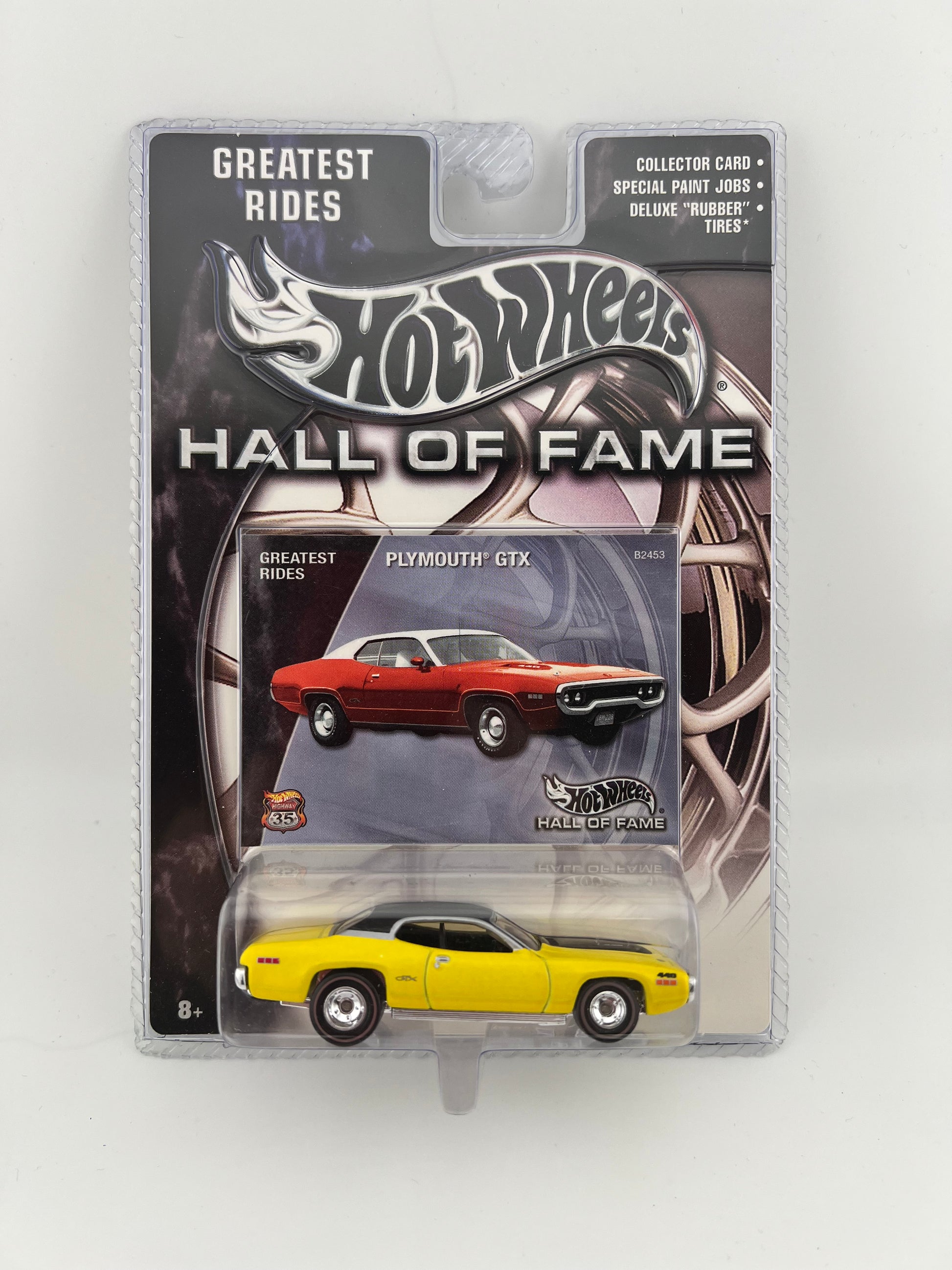 2002 Hot Wheels Hall of Fame Greatest Rides Plymouth GTX  Fishwheels