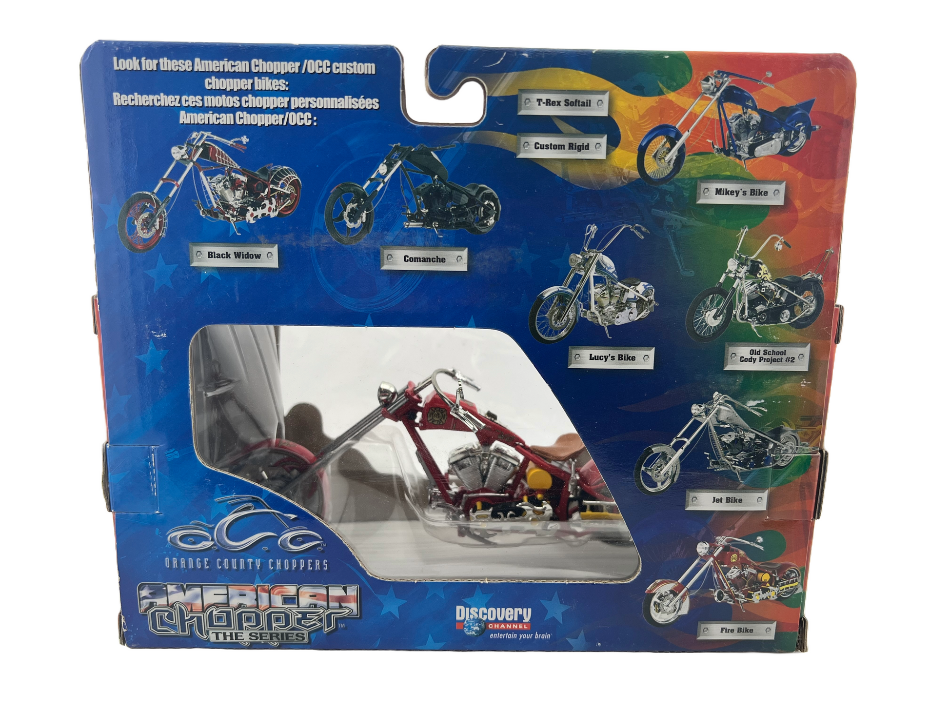 2004 American Chopper Fire Bike 1:18 Scale
