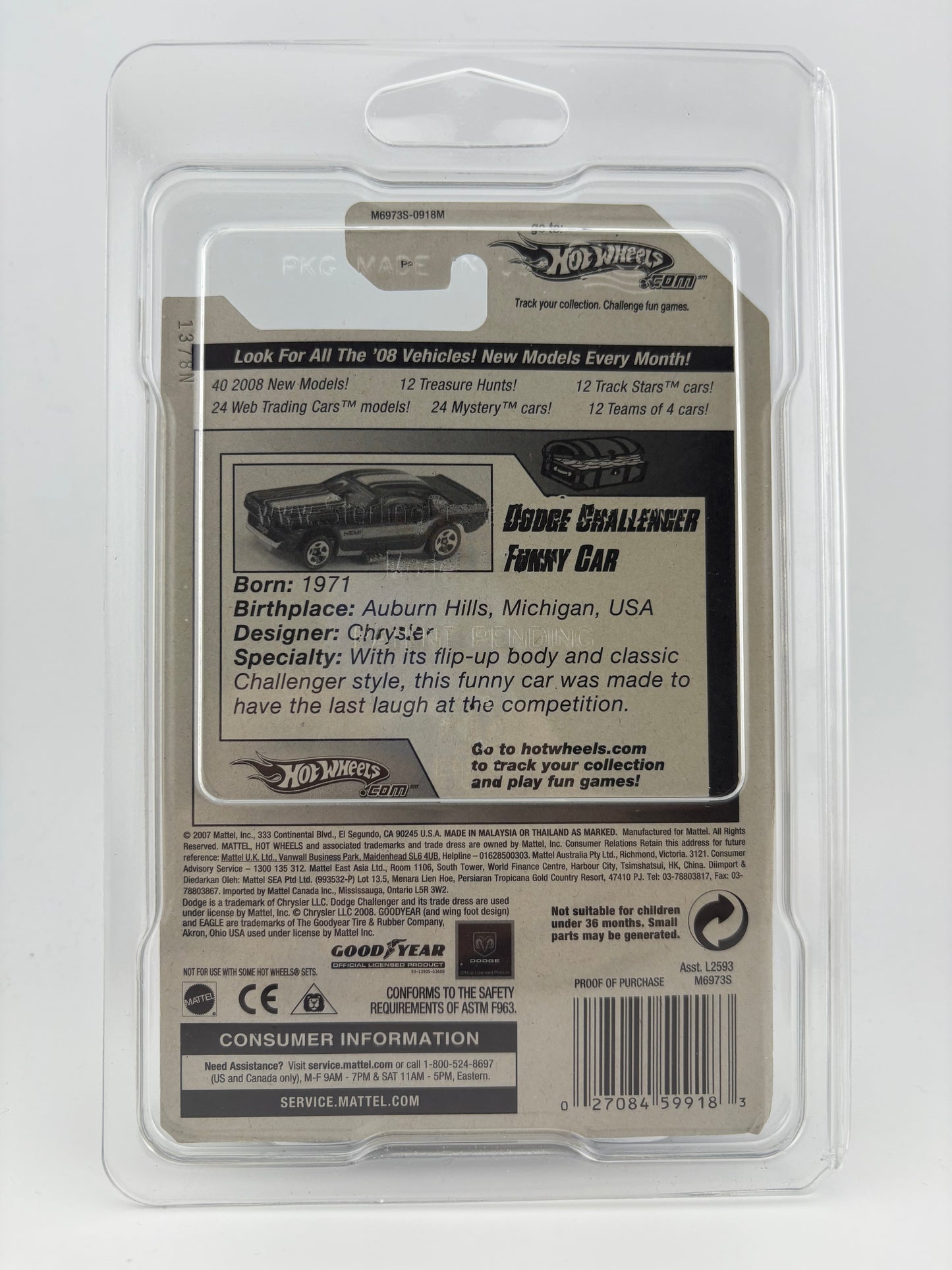 2007 Hot Wheels Treasure Hunt – Dodge Challenger Funny Car