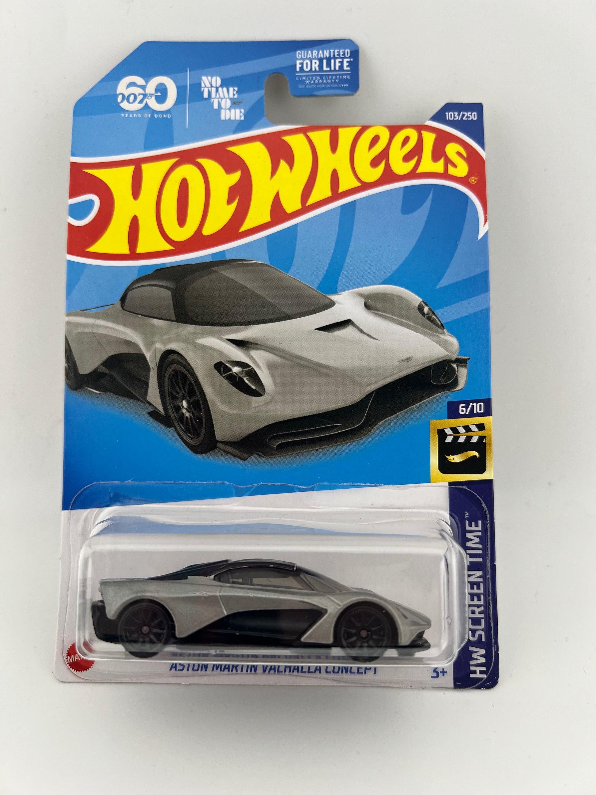  2022 Hot Wheels Screen Time 007 BOND Aston Martin VALHALLA Concept 1:64 Scale Fishwheels
