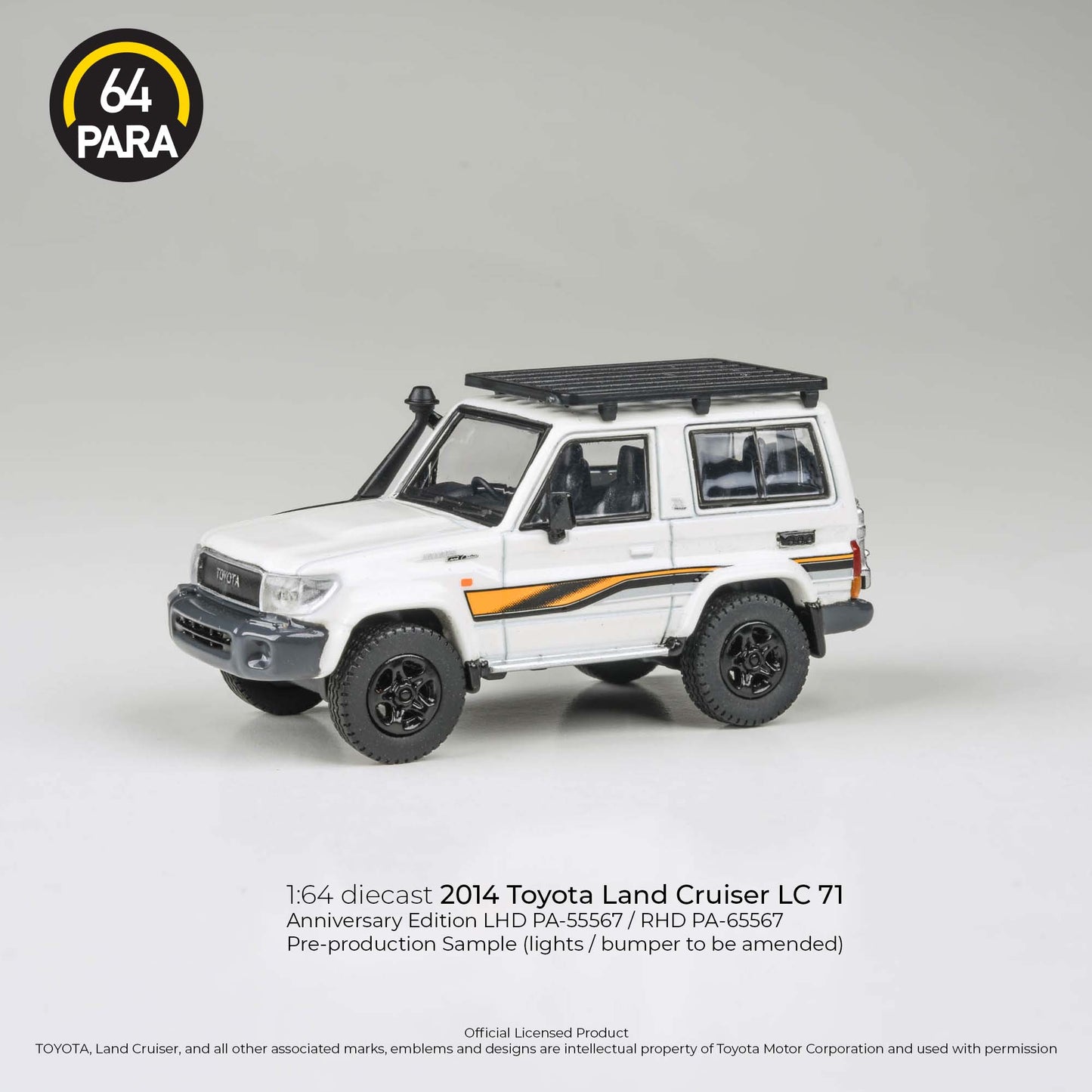 2023 Toyota Land Cruiser LC71 White Anniversary Edition LHD Para 64 Fishwheels