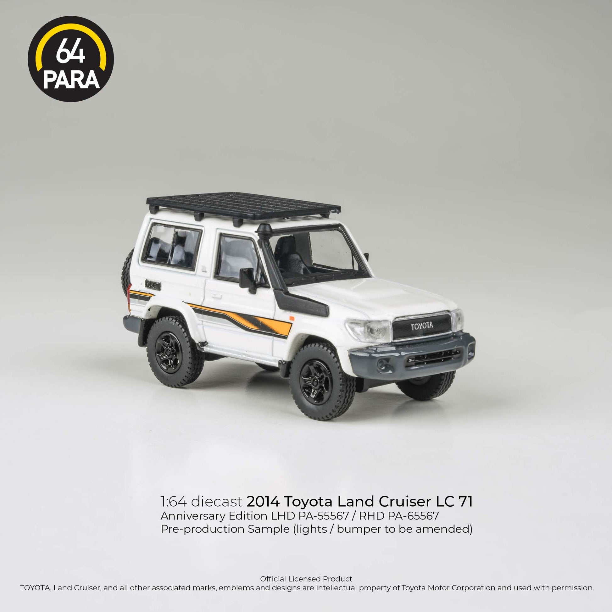 2023 Toyota Land Cruiser LC71 White Anniversary Edition LHD Para 64 Fishwheels