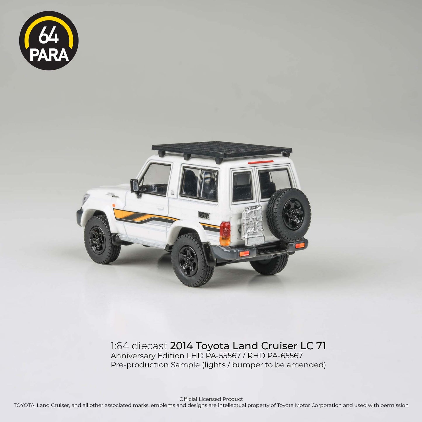 2023 Toyota Land Cruiser LC71 White Anniversary Edition LHD Para 64 Fishwheels