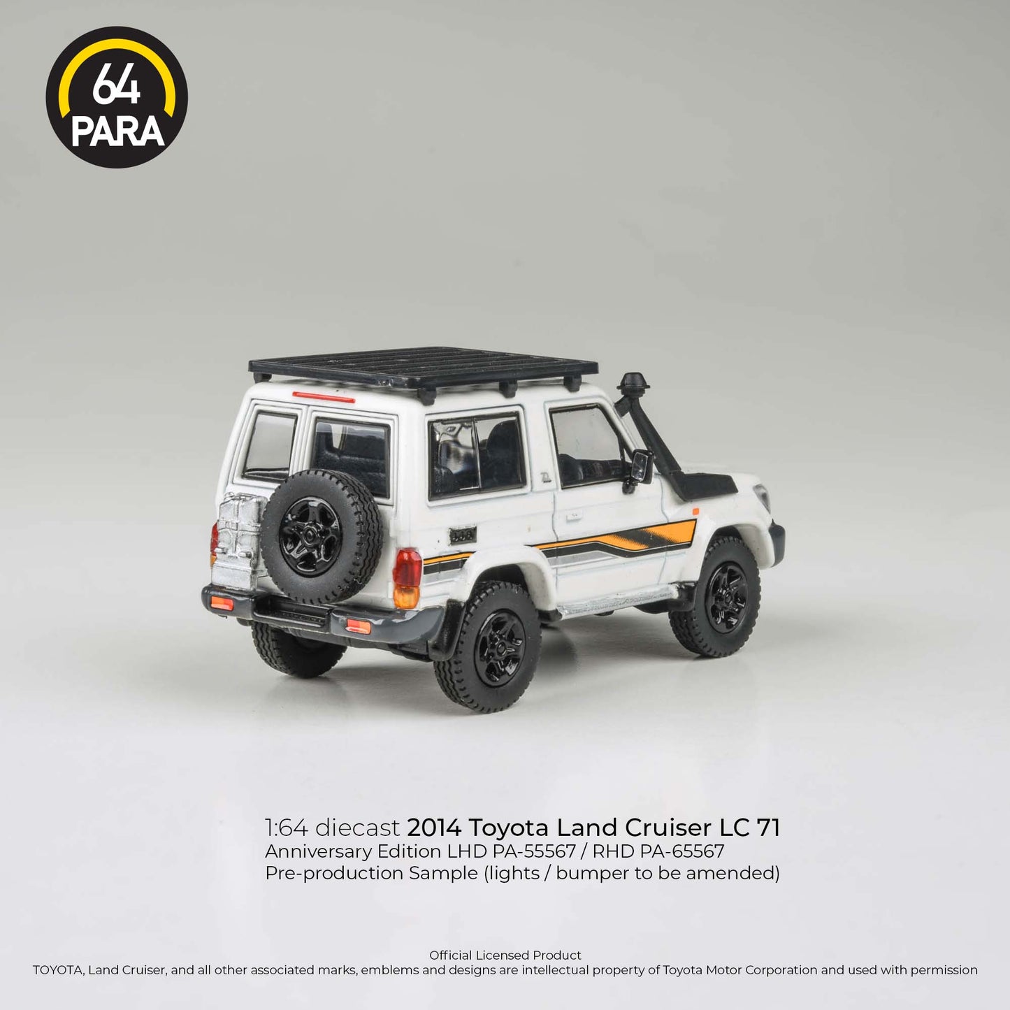  2023 Toyota Land Cruiser LC71 White Anniversary Edition LHD Para 64 Fishwheels
