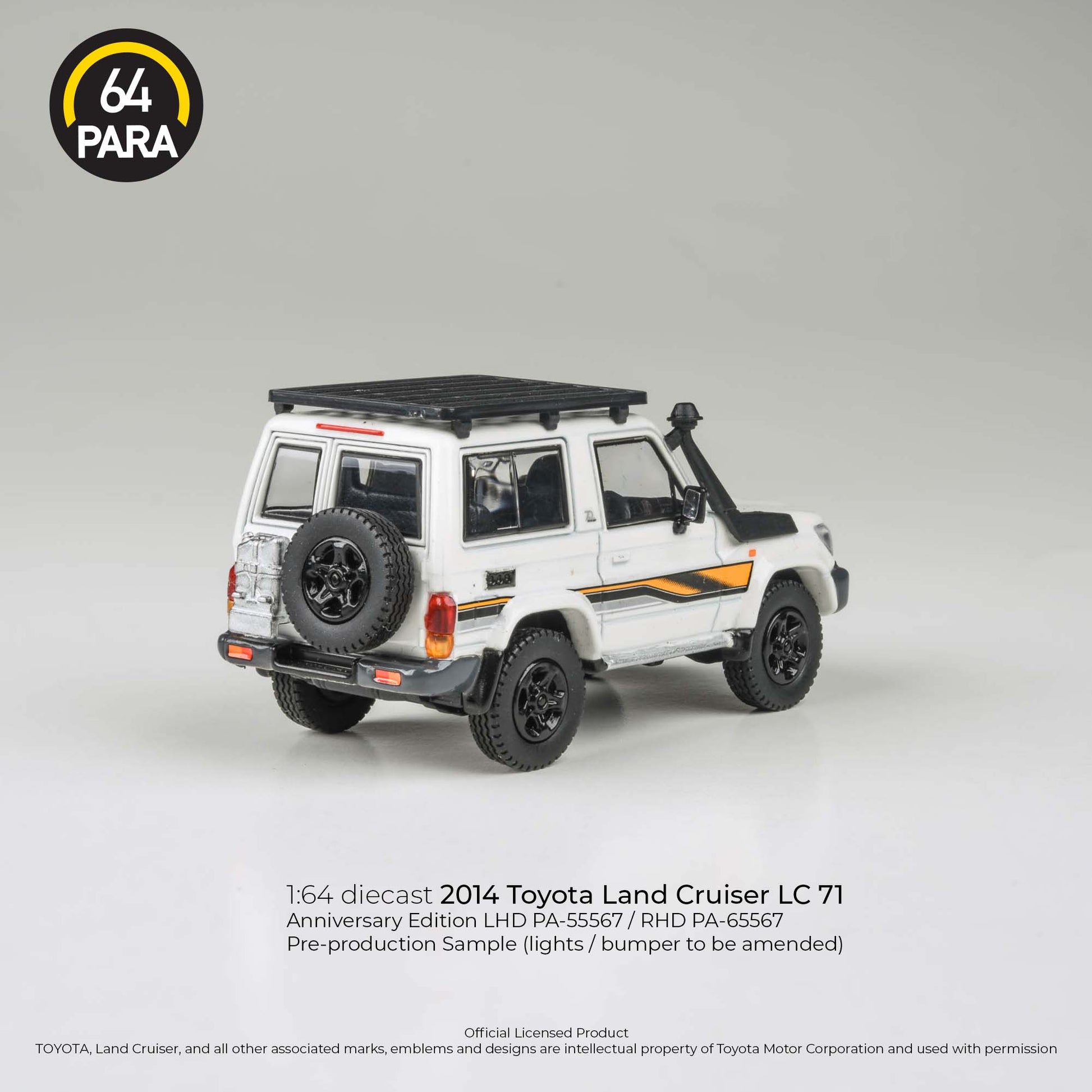  2023 Toyota Land Cruiser LC71 White Anniversary Edition LHD Para 64 Fishwheels