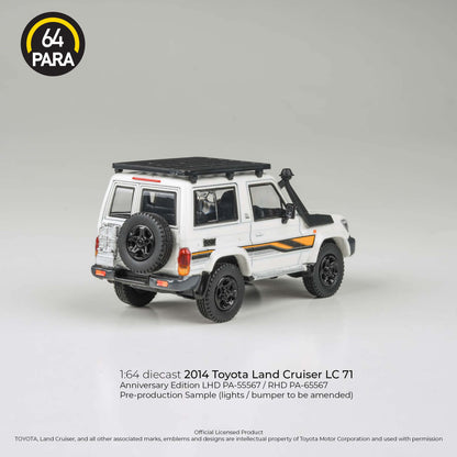  2023 Toyota Land Cruiser LC71 White Anniversary Edition LHD Para 64 Fishwheels