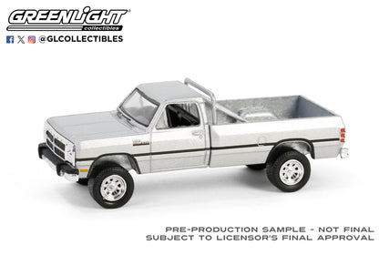 1992 Dodge Ram D250 Power Ram Lifted with Rollbar - Sterling Silver Fishwheels