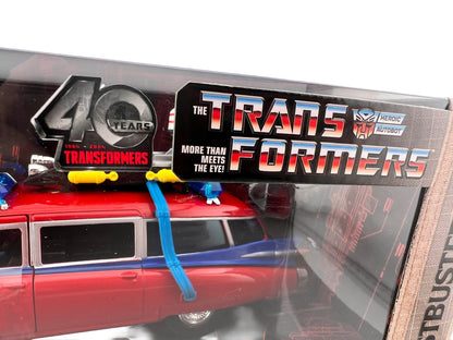 Jada Toys Ghostbusters x Transformers Ecto-1 (40 Years Transformers Edition) Fishwheels