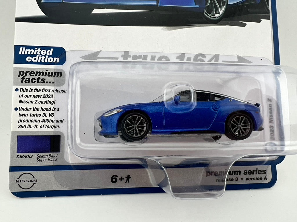 Auto World 2023 Nissan Z Seiran Blue Fishwheels