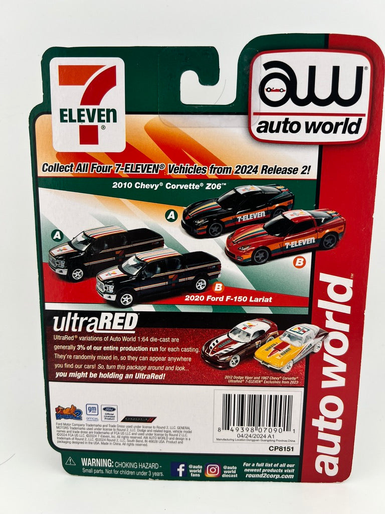 Auto World 7-Eleven Deluxe Series – 2010 Chevy Corvette Z06 Fishwheels