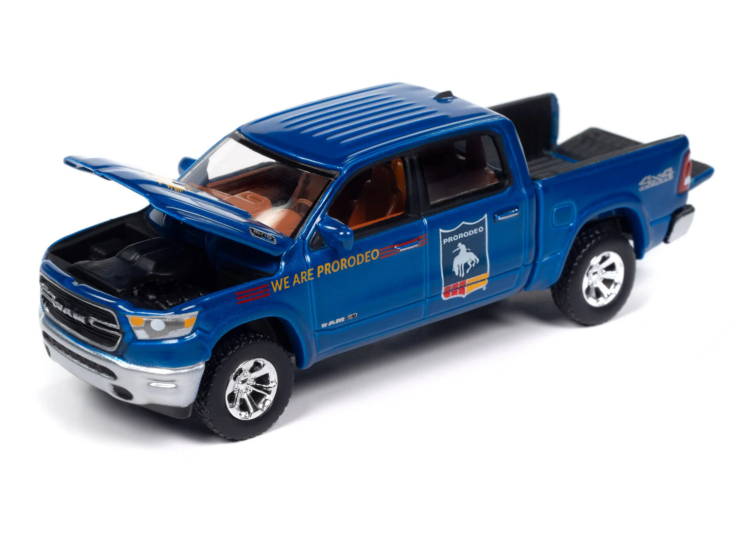 Auto World BCC Premium 2021 Ram 1500 Longhorn Edition 1:64 Scale Fishwheels