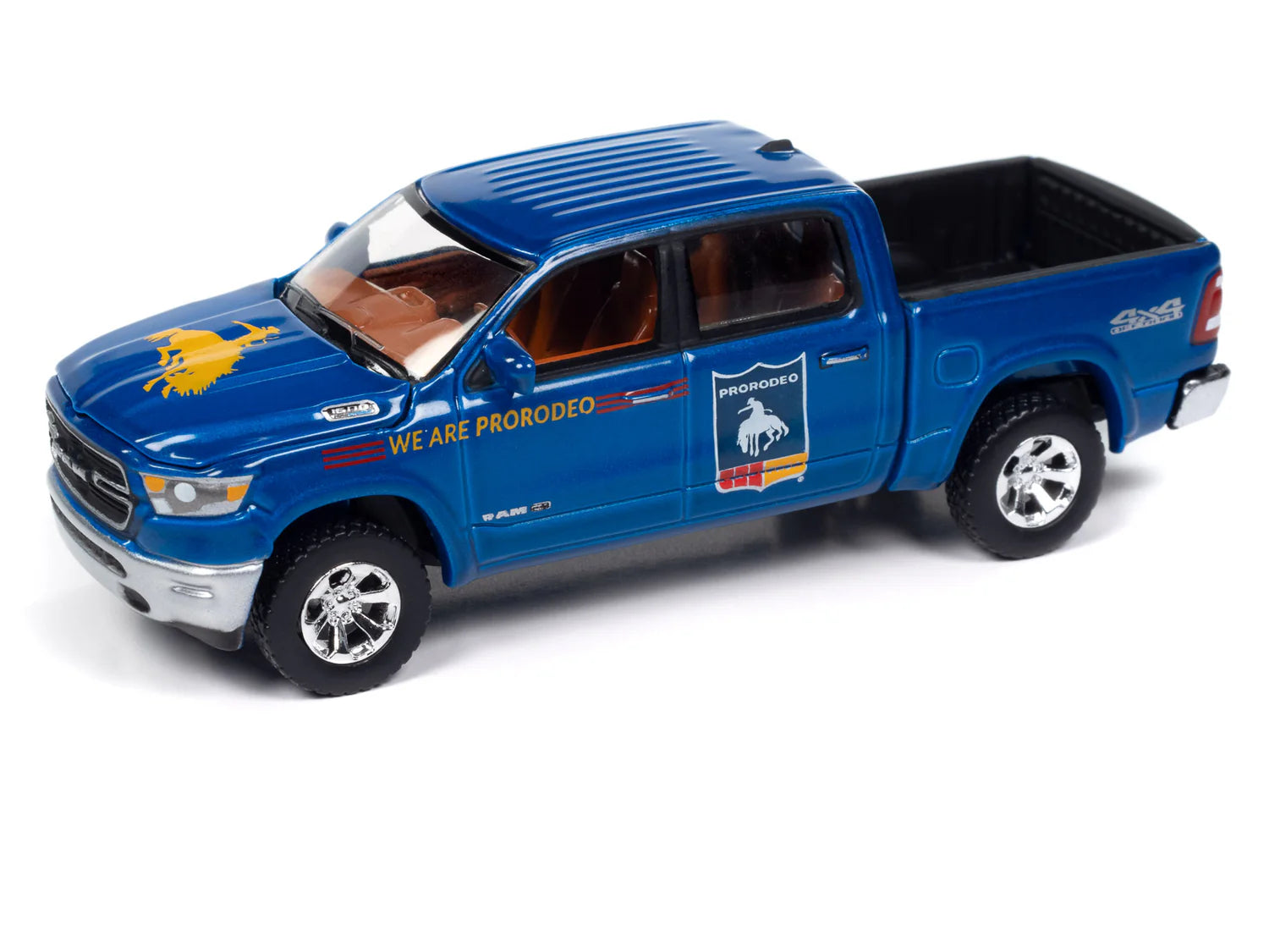 Auto World BCC Premium 2021 Ram 1500 Longhorn Edition 1:64 Scale Fishwheels