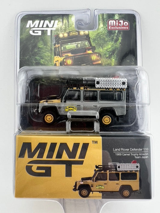 (CHASE) Mini GT Land Rover Defender 110 Fishwheels