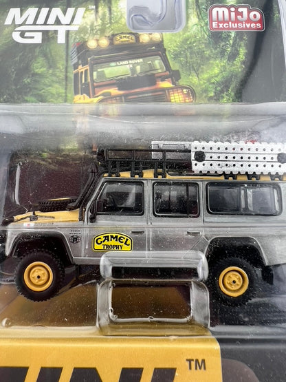 (CHASE) Mini GT Land Rover Defender 110 Fishwheels