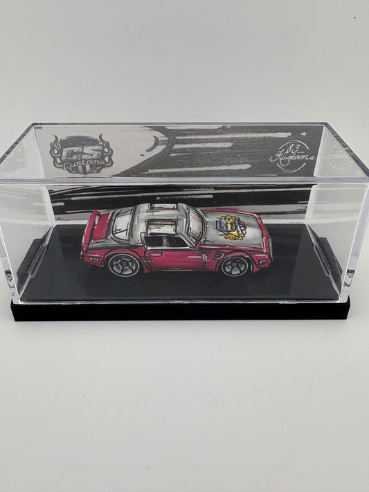 CS Customs x  83 Kustoms Pencil Drawing – Pontiac Firebird-Inspired Art Car by Robie Arifianto (1 of 1)