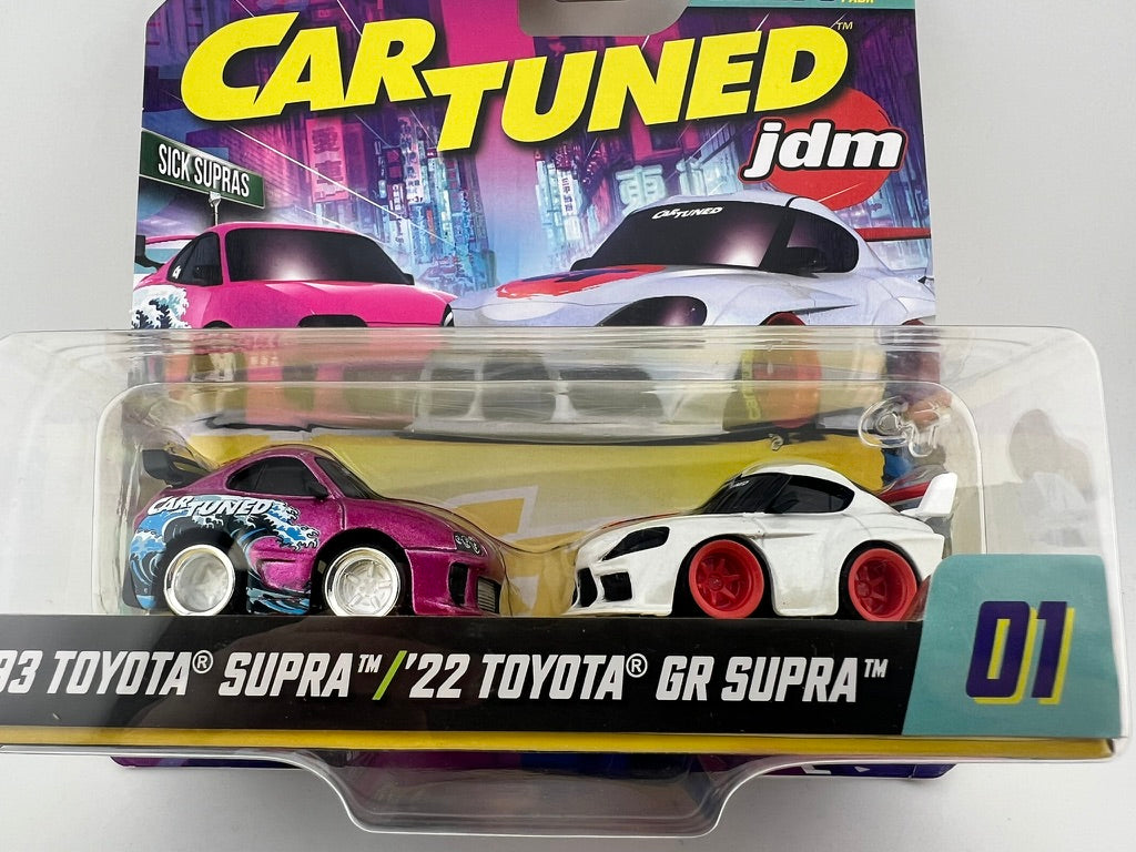 Car Tuned JDM Sick Supras – ’93 Toyota Supra & ’22 Toyota GR Supra (Double Pack) Fishwheels