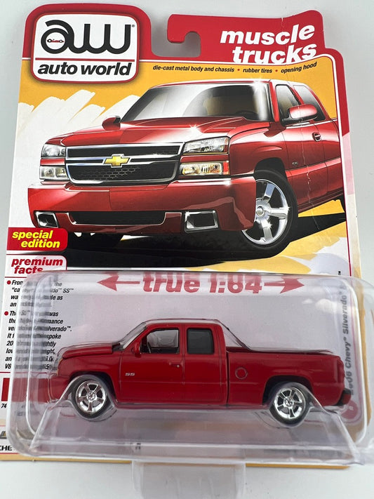 Clearance! Auto World 2006 Chevy Silverado SS (Muscle Trucks Series) Fishwheels