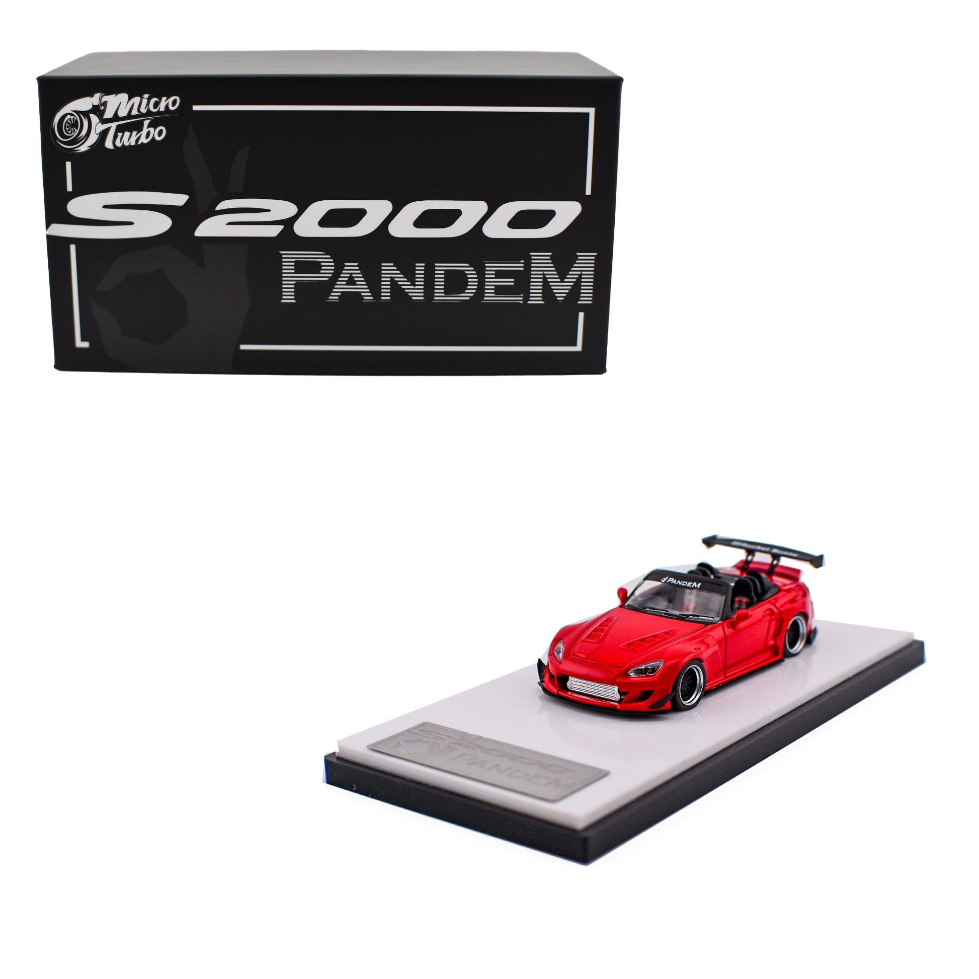 Custom S2000 Pandem Rocket Bunny Red Micro Turbo Fishwheels