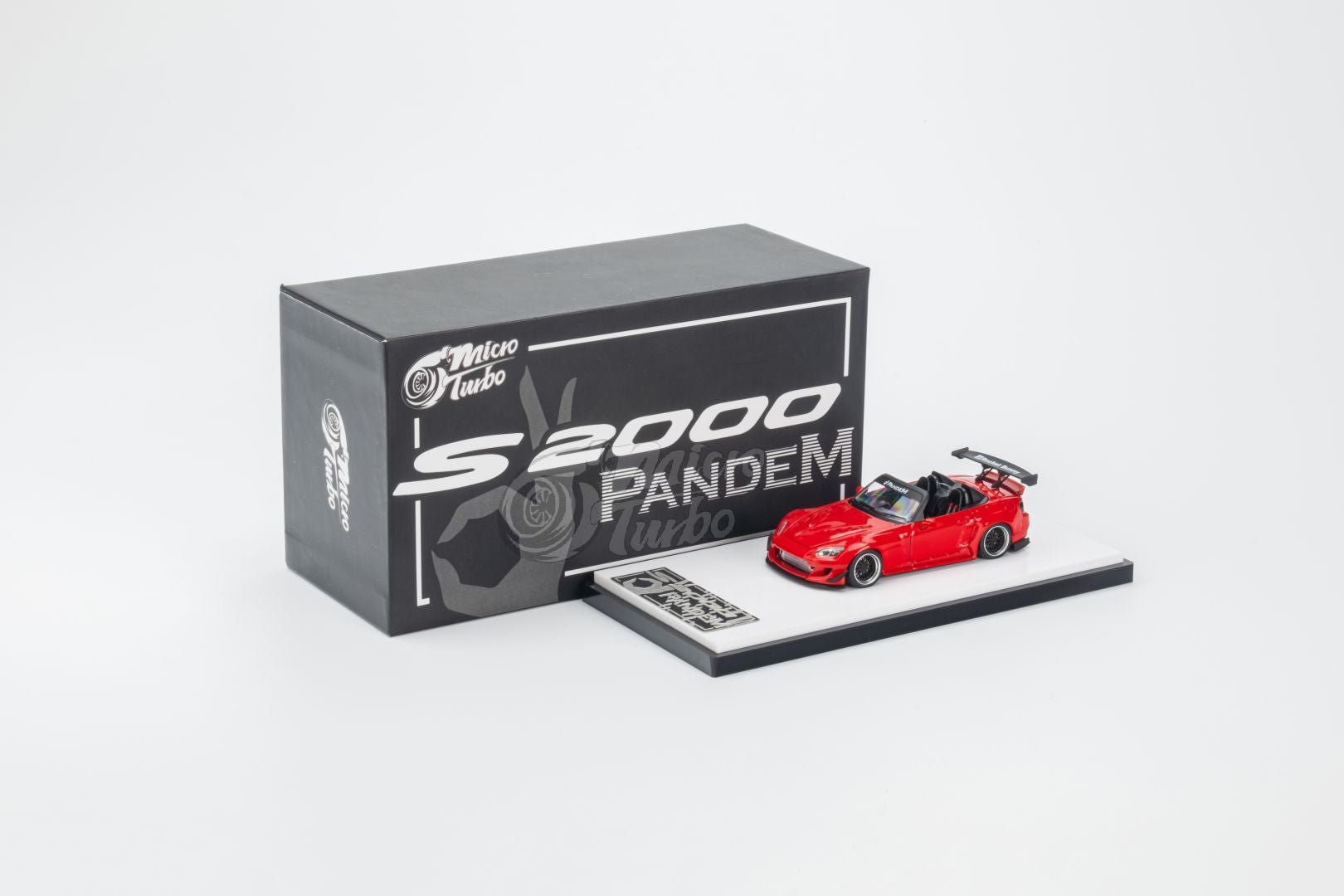 Custom S2000 Pandem Rocket Bunny Red Micro Turbo Fishwheels