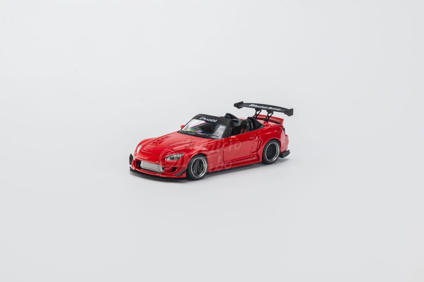 Custom S2000 Pandem Rocket Bunny Red Micro Turbo Fishwheels