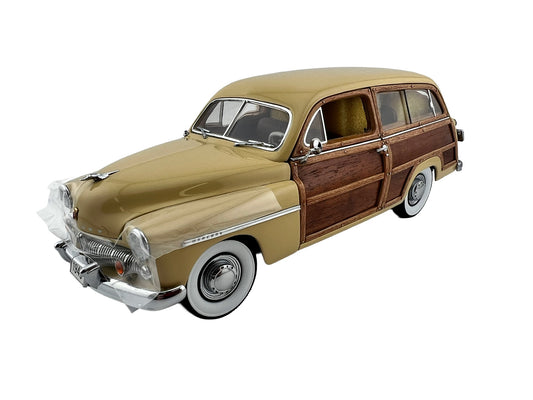 Danbury Mint 1949 Mercury Station Wagon – Bermuda Cream w/ Certificate of Authenticity Fishwheels