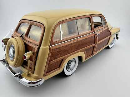 Danbury Mint 1949 Mercury Station Wagon – Bermuda Cream w/ Certificate of Authenticity Fishwheels