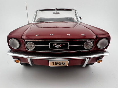 Danbury Mint 1966 Ford Mustang GT Convertible Diecast Model Fishwheels