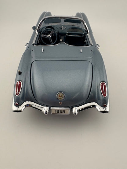 Danbury Mint Limited Edition 1959 Chevrolet Corvette Diecast Collectible Fishwheels