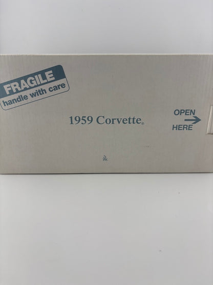 Danbury Mint Limited Edition 1959 Chevrolet Corvette Diecast Collectible Fishwheels
