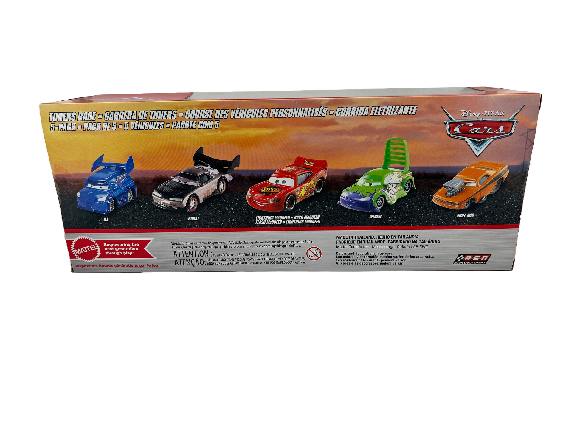 Disney and Pixar Cars 3 Vehicle 5-Pack Tuners Race Fishwheels