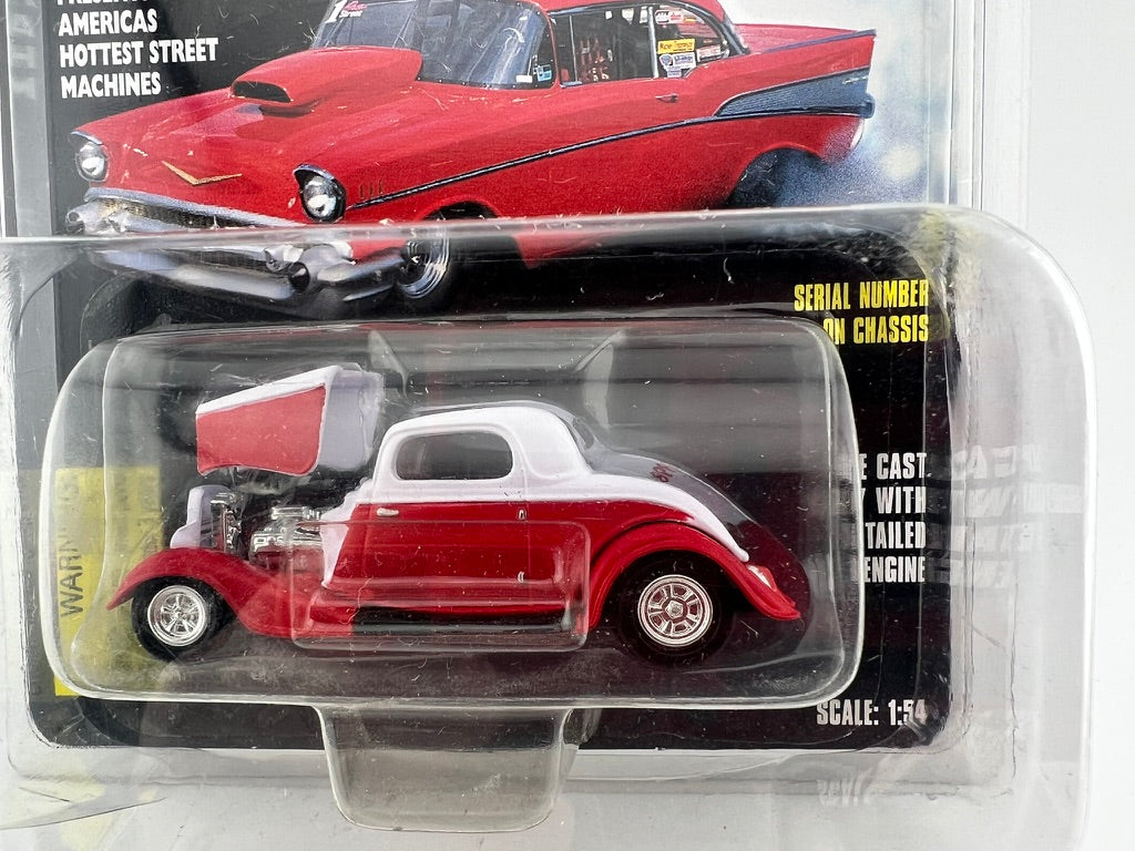 Racing Champions Hot Rod Magazine – 1934 Ford Coupe (Target Chase Car) Fishwheels
